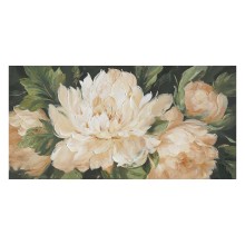 Oil painting 60x120cm, blooming flowers
