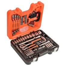 Sockets 4-32mm, bits and spanners 8-17mm set 1/4"+1/2" 91pcs, Dynamic-Drive profile