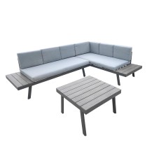 Комплект садовой мебели DELGADO угловой диван и стол
