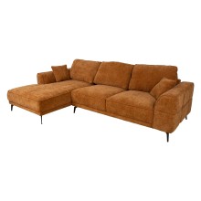 Corner sofa OLIVIA LC brown