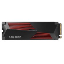 SSD SAMSUNG 990 PRO with Heatsink (1TB, M.2, PCIE, NVMe, MLC, Write speed 6900 MBytes/sec, Read speed 7450 MBytes/sec, 2.3mm)