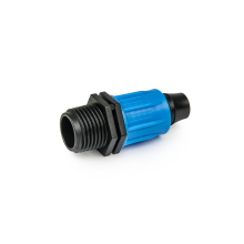 QJ connector for PE pipes 16mm, male thread 1/2"