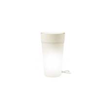 Outdoor Pot ''Stem Element with lighting'' for flowers and plants, Ø 38cm x h65cm