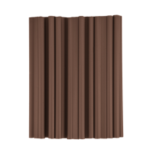 Clips for screen strips SOLID- brown