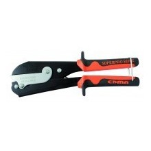 Compound action swaging tool, 5 blades, for inox max 0,8mm - depth 52mm