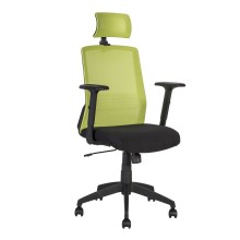 Рабочий стул BRAVO черный/зеленый