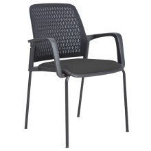 Guest chair FUSION black