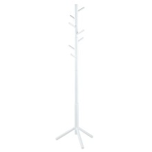 Coat rack BREMEN 51x45xH176cm, white