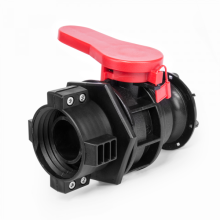 IBC ball valve GW S60x6 with an outlet Camlock Type A 2" with a cap