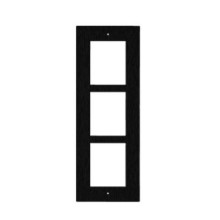 Entry panel 3mod. Flush frame/black/ ip verso 9155013b, 2M