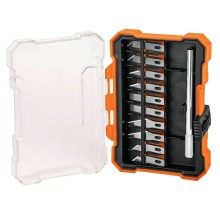 Hobby knife set with case, 11pcs Truper®