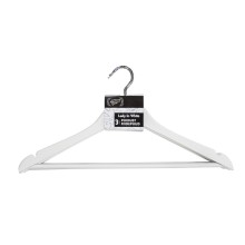 Cloth hangers 3pcs LADY IN WHITE