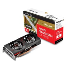 Graphics card Sapphire AMD Radeon rx 7600 (8 gb, gddr6, 128 bit, pcie 4.0 8x, dual slot fansink, 1xhdmi, 3xdisplayport)