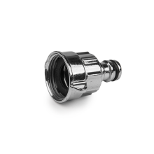 1" / 3/4" female tap adapter ZINC CHROME