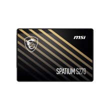 Ssd, Msi, spatium s270 (960gb, sata, 3d nand, write speed 450 mbytes/sec, read speed 500 mbytes/sec, 2,5", tbw 500 tb)