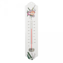 WHITE LINE external thermometer - metal 30cm