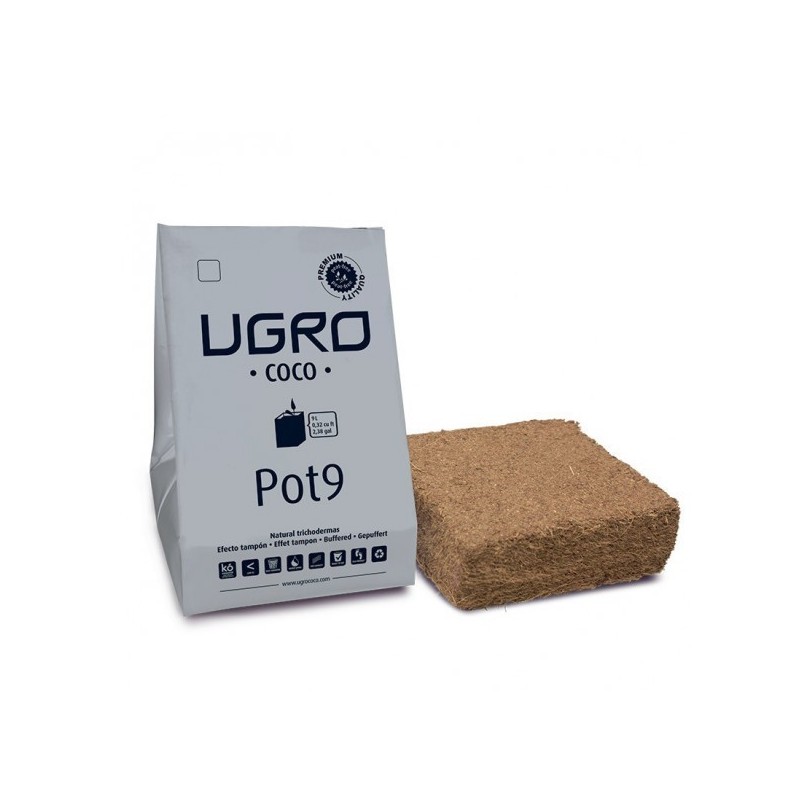Compressed coconut fiber flexible pot UGRO 9L