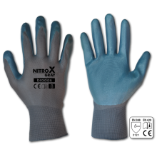 Gloves NITROX GRAY nitrile, size 8