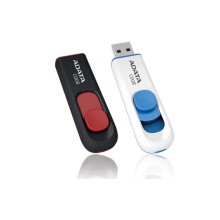 Флэш-накопитель usb2 16 ГБ/черный/красный ac008-16g-rkd, Adata
