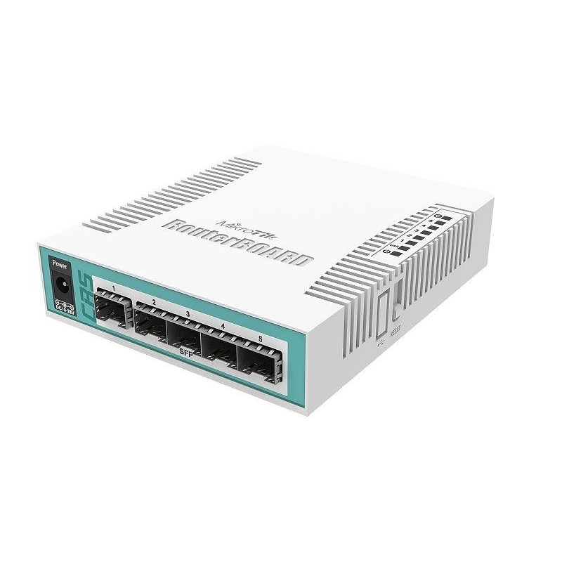 Võrgu ruuteri lüliti 5 port, SFP/CRS106-1C-5S, MIKROTIK