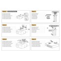 Projector ceiling mount 15KG BEAMER-C80, NEOMOUNTS