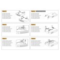 Projector ceiling mount 15KG BEAMER-C80, NEOMOUNTS
