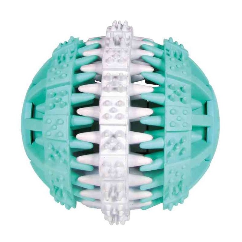 Toy for dogs DentaFun ball, mint flavour, natural rubber, ø 7 cm Toy for dogs DentaFun ball, mint flavour, natural rubber, ø 7 cm