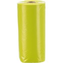 Dog Pick Up dog dirt bags with lemon scent, M, 4 rolls of 20 bags, yellow
