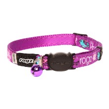 Kassi kaelarihm Rogz Fancycat lilla Lovebirds 11mm/20-31cm