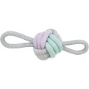 Junior knot ball with 2 hand loops, rope, ø 9/25 cm
