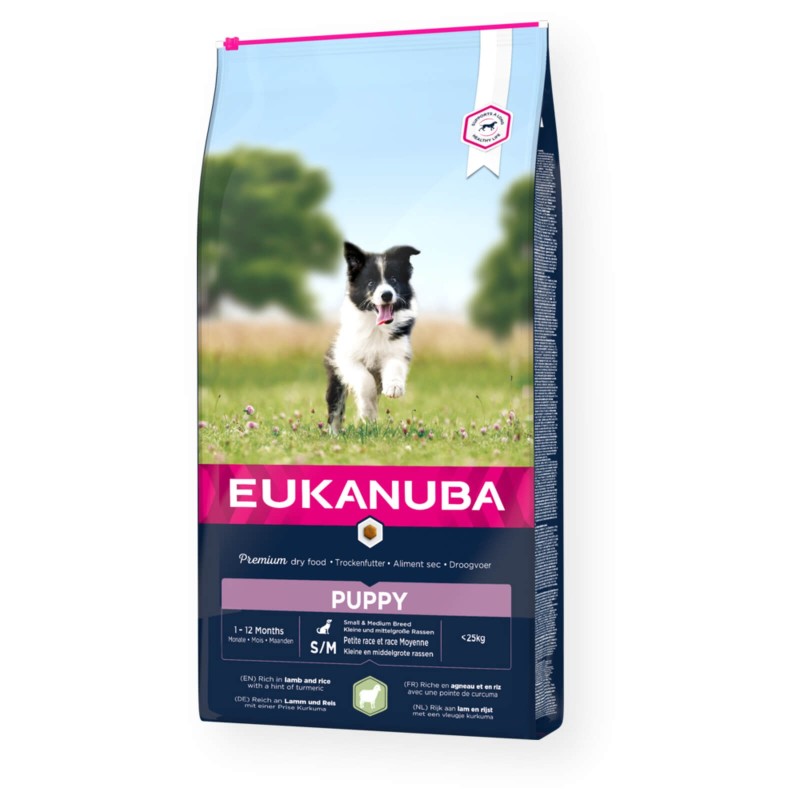 EUKANUBA Puppy lambaliha ja riisiga väikestele ja keskmistele koertele 12 kg EUKANUBA Puppy lambaliha ja riisiga väikestele ja keskmistele koertele 12 kg