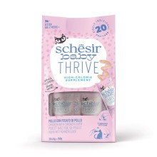 Treat for cats Baby Cat Thrive mousse chicken + liver 20x8g, Schesir 