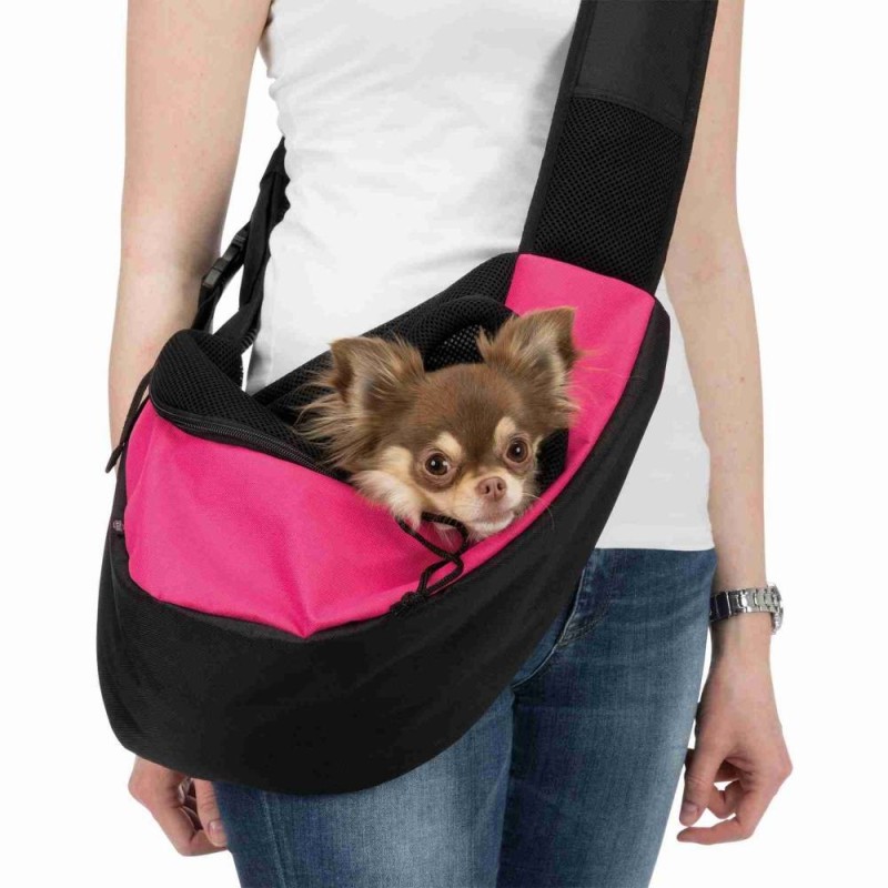 Sling Front Bag, 50 × 25 × 18 cm, pink/black Sling Front Bag, 50 × 25 × 18 cm, pink/black