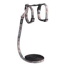Cat brace+leash Reflectocat black, Rogz