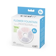 Catit flower triple action filter 6pcs