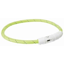 Flash light ring USB, M–L: 45 cm/ø 7 mm, green
