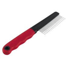 Gro 5866 steel comb 18 x 3.5cm
