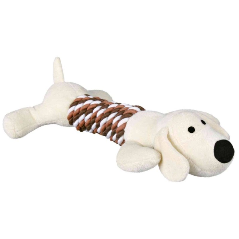 Toy for dogs, animal with rope, plush, 32 cm random color Toy for dogs, animal with rope, plush, 32 cm random color