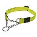 Half-poof collar Rogz Utility L 20mm Fanbelt Obedience, yellow reflector