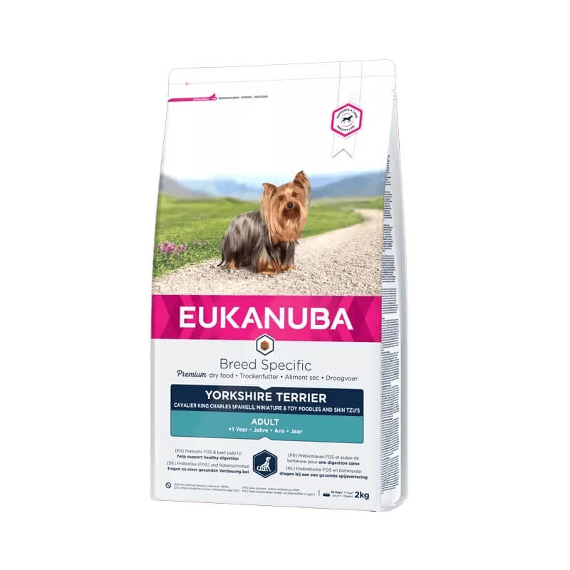 Adult chicken for yorkshire terriers 2 kg, Eukanuba Adult chicken for yorkshire terriers 2 kg, Eukanuba