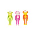 Toy for dogs Latex Monkey with Rope 16cm random color, 1 pcs.