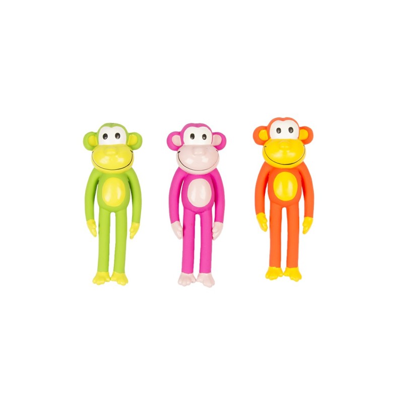 Toy for dogs Latex Monkey with Rope 16cm random color, 1 pcs. Toy for dogs Latex Monkey with Rope 16cm random color, 1 pcs.