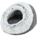 Harvey cave, 35 × 26 × 41 cm, grey/white, black