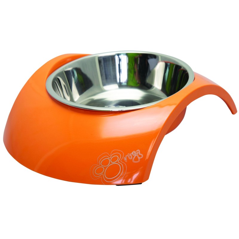 Bowl 2-in-1 medium 350ml Luna, Orange, Rogz Bowl 2-in-1 medium 350ml Luna, Orange, Rogz