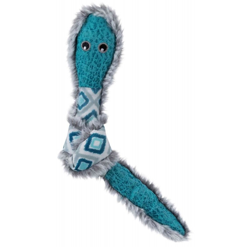 Toy for cats Knotted snake, plush/fabric, 24 cm Toy for cats Knotted snake, plush/fabric, 24 cm