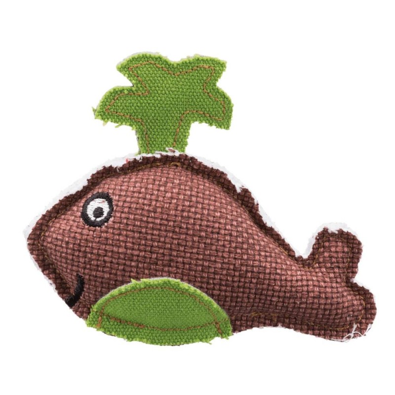 Toy for cats BE NORDIC whale, polyester/cotton, 12 cm Toy for cats BE NORDIC whale, polyester/cotton, 12 cm