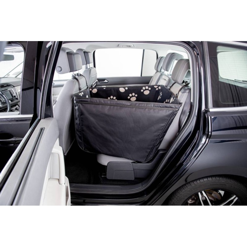 Car seat cover, 0.65 × 1.45 m, black/beige Car seat cover, 0.65 × 1.45 m, black/beige