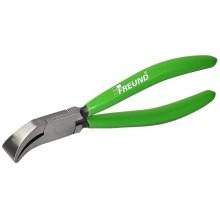 Seaming pliers, bent of 45°, lap joint, 22 mm, depth 28mm