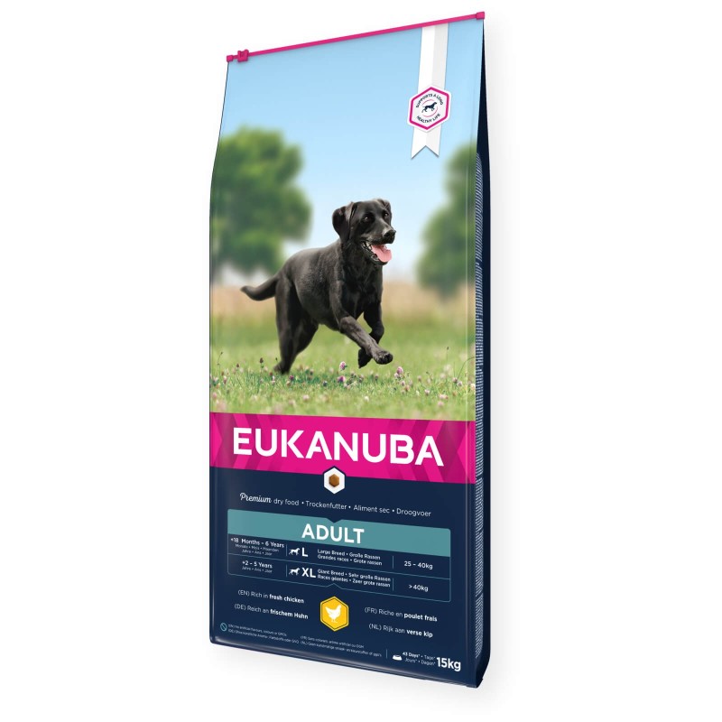 Adult chicken for large dogs 15 kg, Eukanuba Adult chicken for large dogs 15 kg, Eukanuba