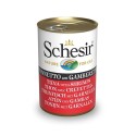 Tuna + shrimp in jelly 140g wet food for cats, Schesir